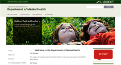 Desktop Screenshot of mentalhealth.vermont.gov