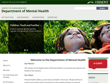 Tablet Screenshot of mentalhealth.vermont.gov