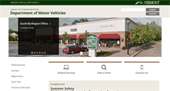 Desktop Screenshot of dmv.vermont.gov