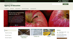 Desktop Screenshot of education.vermont.gov