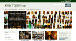 Desktop Screenshot of liquorcontrol.vermont.gov