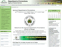 Tablet Screenshot of doc.vermont.gov