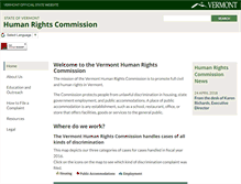 Tablet Screenshot of hrc.vermont.gov