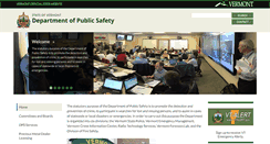 Desktop Screenshot of dps.vermont.gov