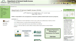Desktop Screenshot of ovha.vermont.gov