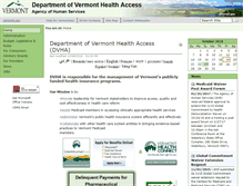 Tablet Screenshot of ovha.vermont.gov
